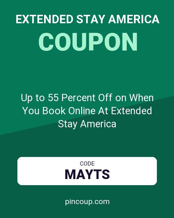 Up to 55 Percent Off on When You Book Online At Extended Stay America