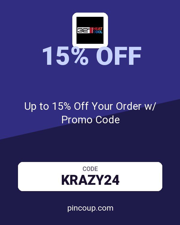 32 Degrees coupon: Up to 15% Off Your Order w/ Promo Code