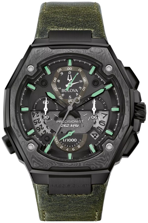 Bulova Series X SE Leather Strap Luxury Men's Watch - 98B355 Gifts for Him