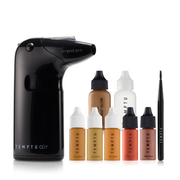 TEMPTU Air Glowing Complexion Airbrush Kit - SILKSPHERE - Dewy/Soft-focus / Medium to Tan at TEMPTU PRO