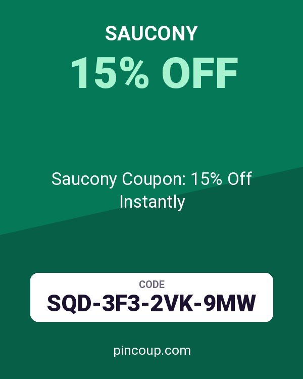 Saucony Coupon: 15% Off Instantly