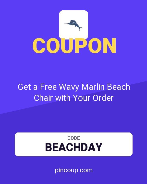 Tommy Bahama coupon: Get a Free Wavy Marlin Beach Chair with Your Order