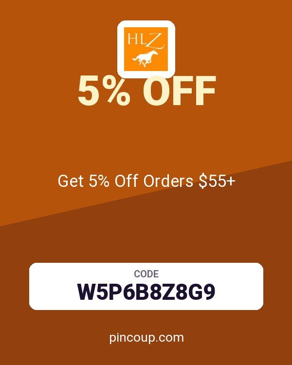 HorseLoverZ.com coupon: Get 5% Off Orders $55+