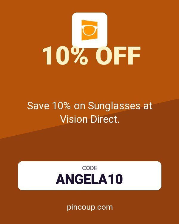 Vision Direct AU coupon: Save 10% on Sunglasses at Vision Direct.