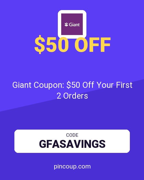 Giant Food: Giant Coupon: $50 Off Your First 2 Orders