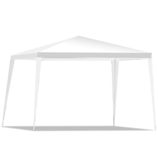 10 x 10 Feet Outdoor Wedding Canopy Tent for Backyard at Costway