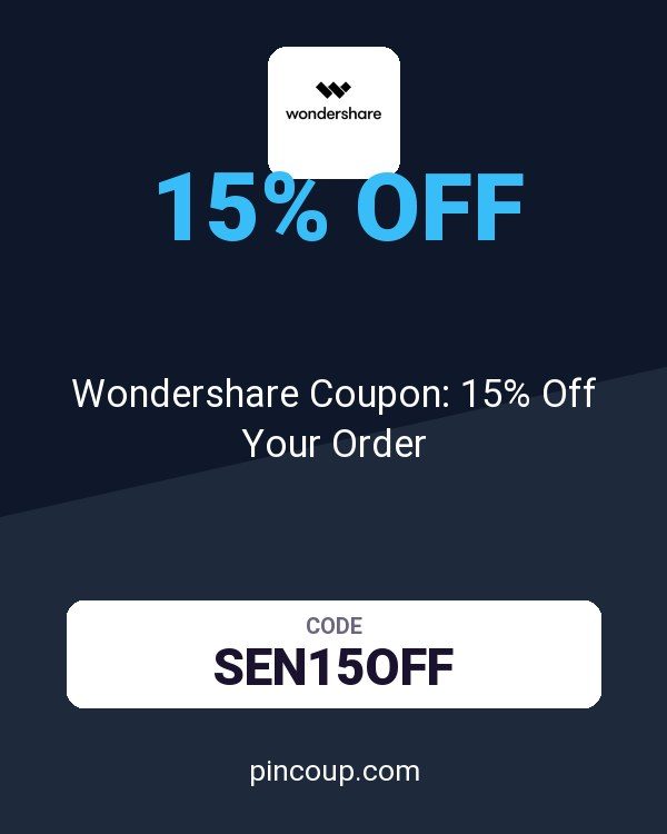 Wondershare Software: Wondershare Coupon: 15% Off Your Order
