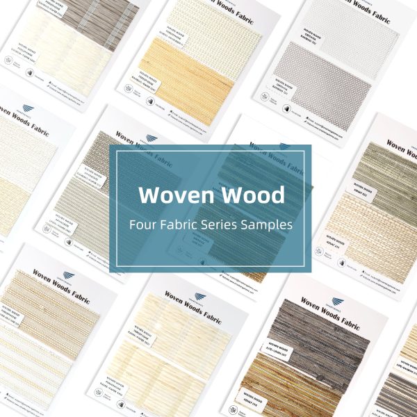 Woven Wood Four Fabric Samples at Smartwings