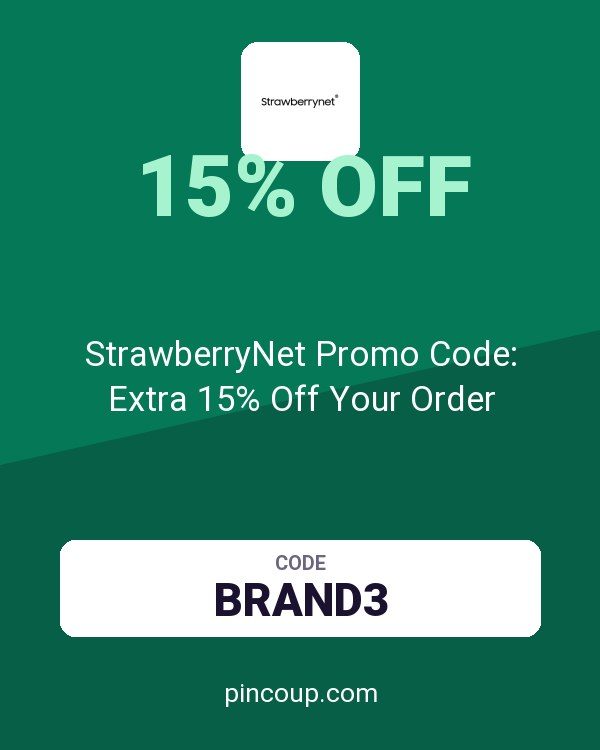 StrawberryNet Promo Code: Extra 15% Off Your Order
