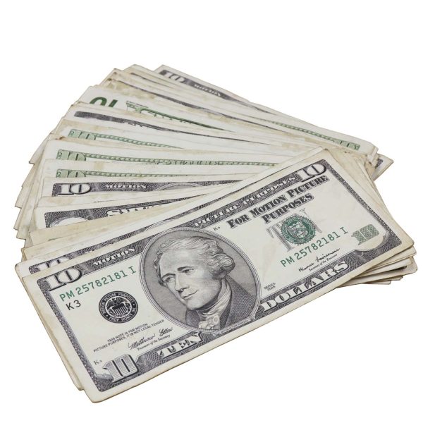 $10 RealAged® 2000 Series Bills - 500 Bills at Prop Money Inc.