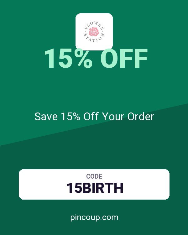 Flower Station Ltd coupon: Save 15% Off Your Order