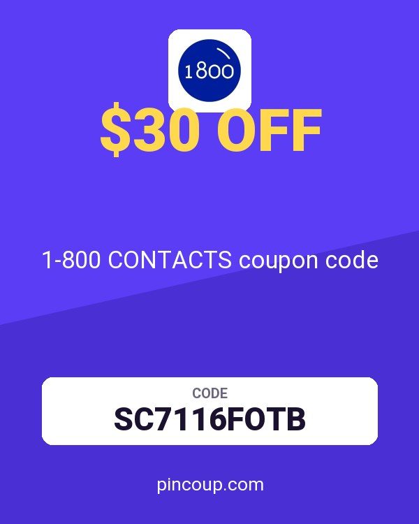1-800 CONTACTS coupon code