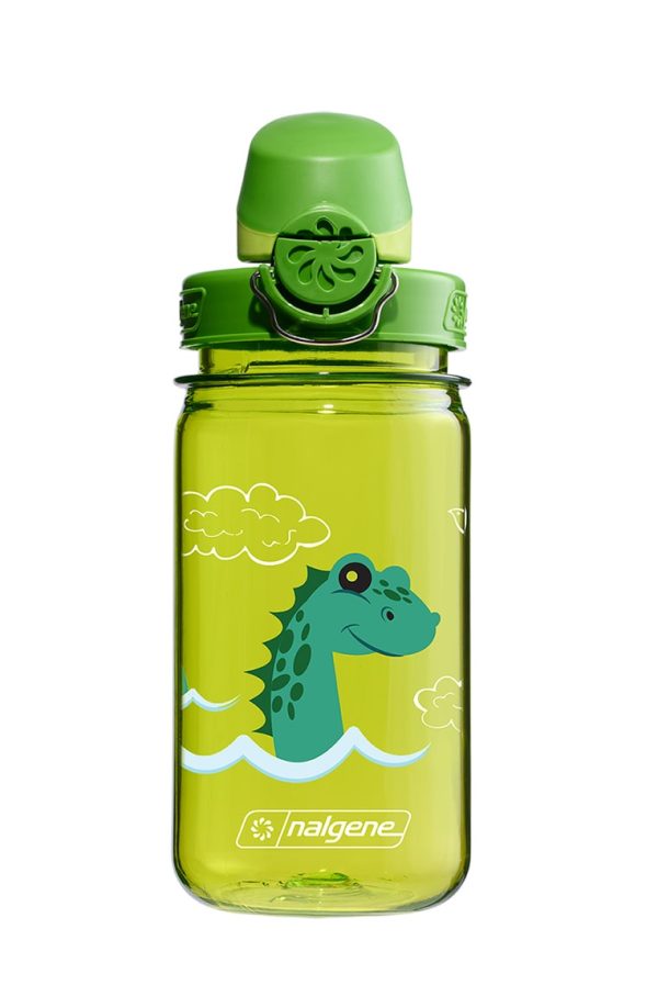 12oz On-The-Fly Kids Lock-Top Bottle with Graphics (Graphic: Fantastical Nessie) at Nalgene