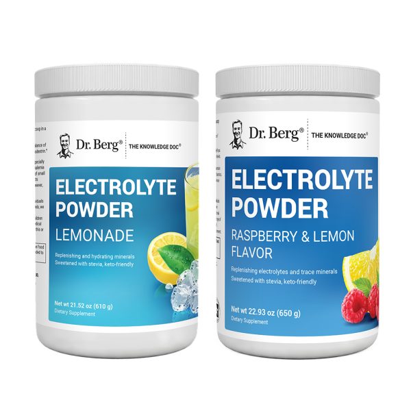 Electrolyte Powder Bundle with Potassium and Magnesium - Lemonade, Raspberry Lemon at Dr. Berg
