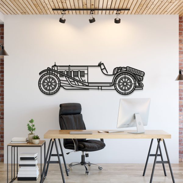 1929 SSK Metal Car Wall Art - MT0013 - 47" - 120 cm at Modello Turbo LLC