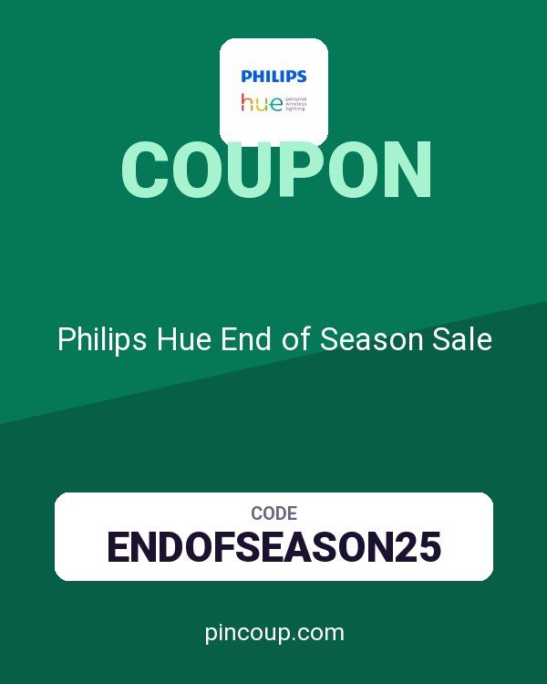 Philips Hue End of Season Sale