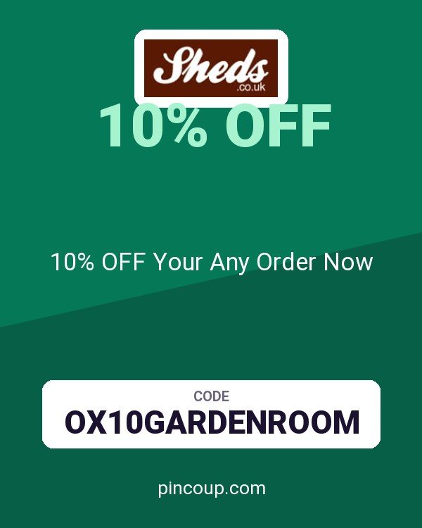 Sheds.co.uk coupon: 10% OFF Your Any Order Now
