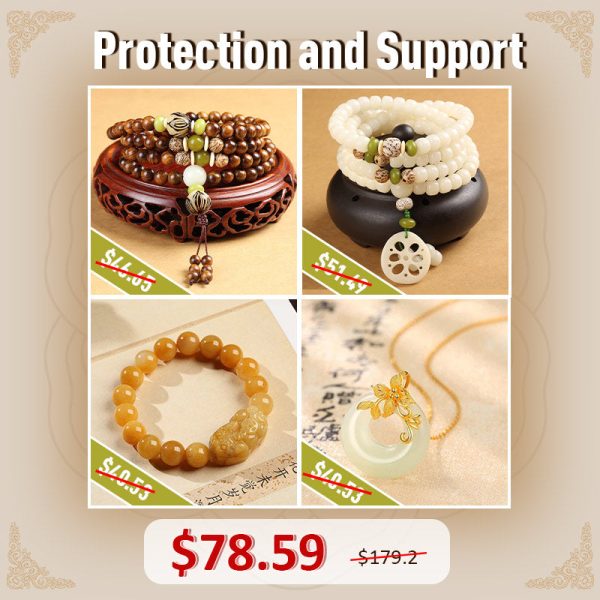 Protection and Support Gift Set at buddhastoneshop