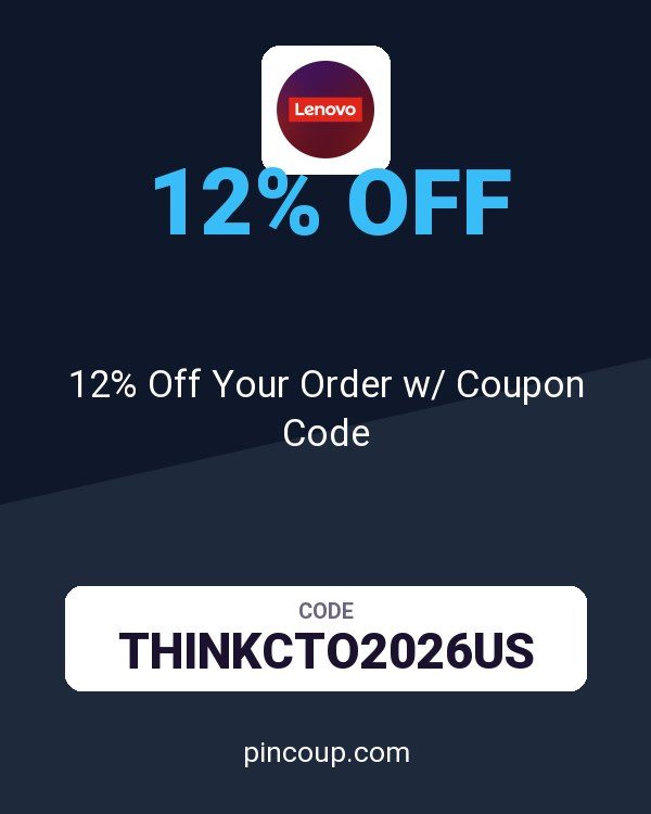 Lenovo Peru: 12% Off Your Order w/ Coupon Code