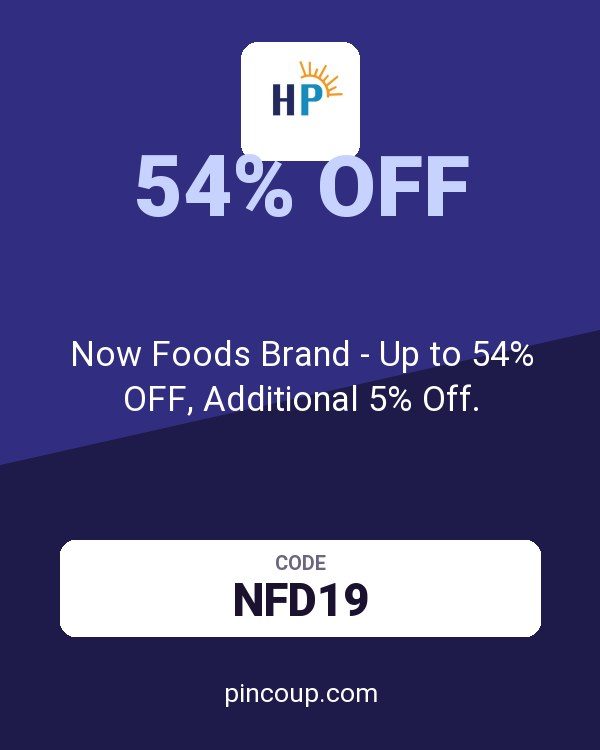 Herbspro coupon: Now Foods Brand - Up to 54% OFF, Additional 5% Off.
