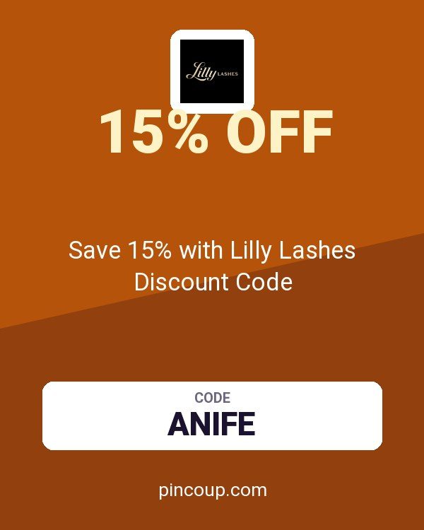 Save 15% with Lilly Lashes Discount Code