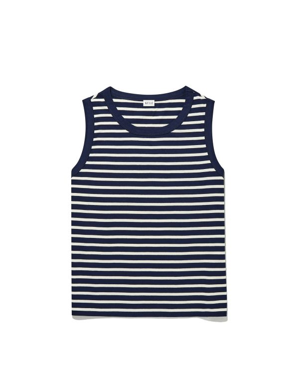 The Tank - Navy/Cream at Kule