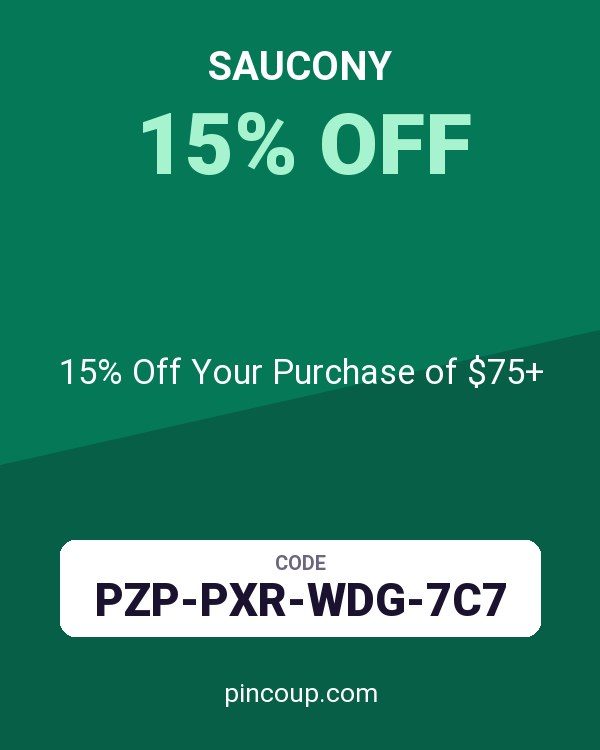 Saucony coupon: 15% Off Your Purchase of $75+