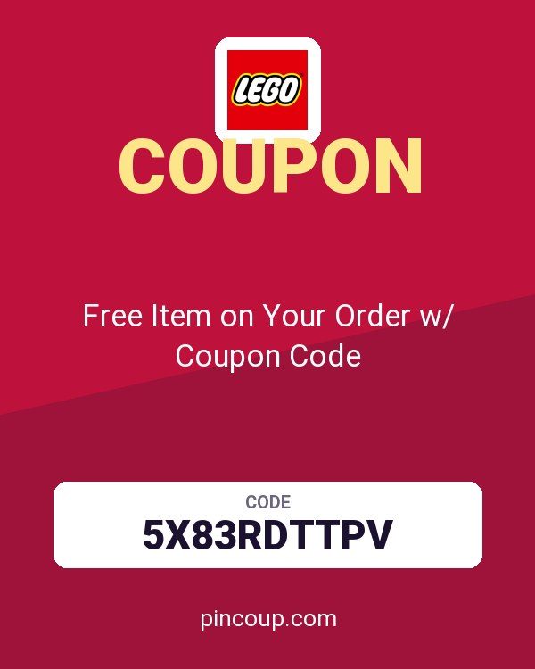 LEGO MX: Free Item on Your Order w/ Coupon Code