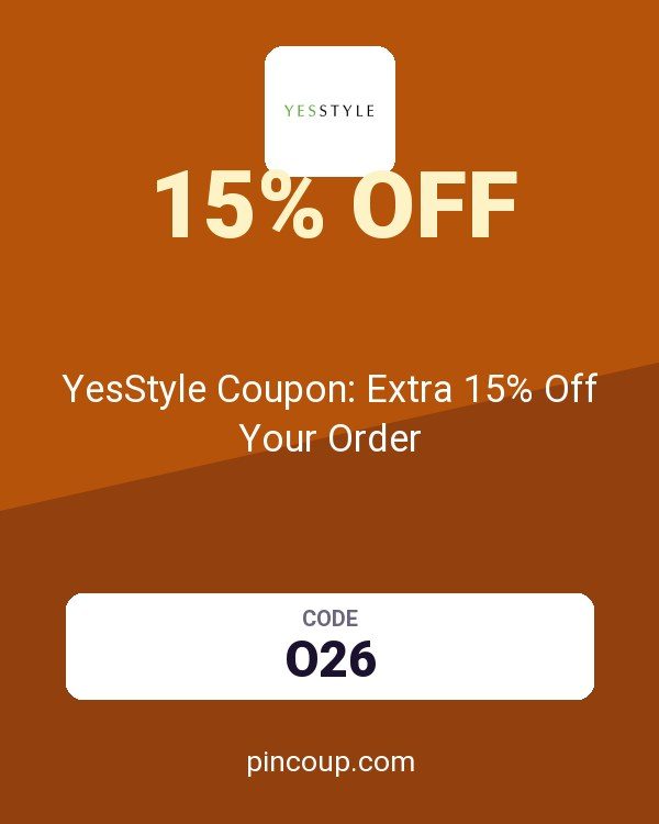 YesStyle US/: YesStyle Coupon: Extra 15% Off Your Order