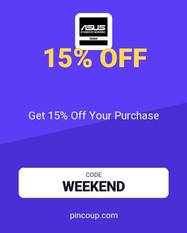 ASUS (US & Canada) coupon: Get 15% Off Your Purchase