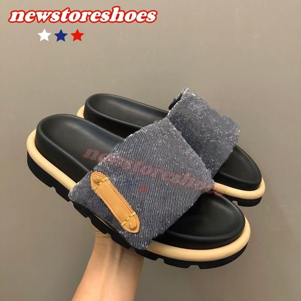 Pillow Sliders Designer Sandals Women Flat Mules Pool Slides Men Woman Padded Front Strap Summer Sandale Beach Casual Shoes Black Fuchsia EU45 at DHgate