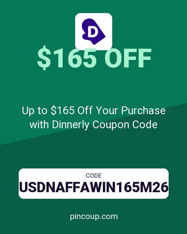 Up to $165 Off Your Purchase with Dinnerly Coupon Code