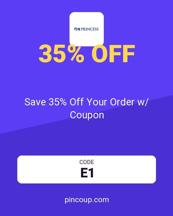 Princess Cruise Line AU: Save 35% Off Your Order w/ Coupon
