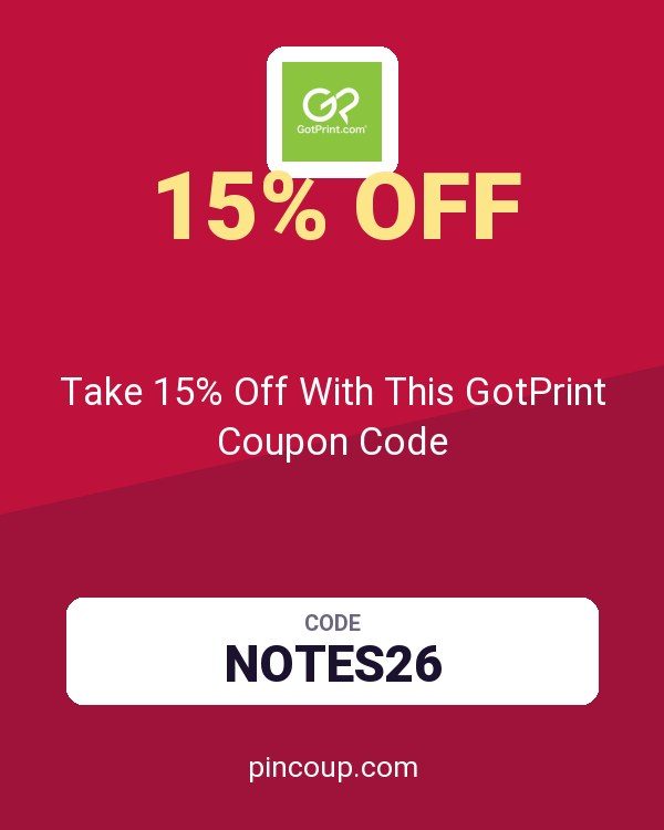 Take 15% Off With This GotPrint Coupon Code
