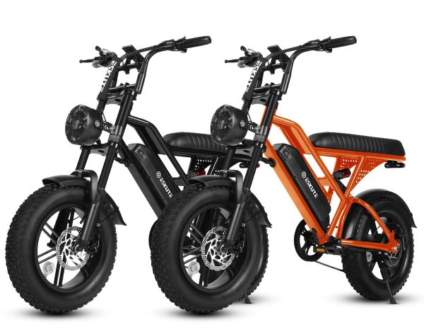 Eskute® Ebike Combo Sale V1002 - Black+Orange at Eskute Ebikes