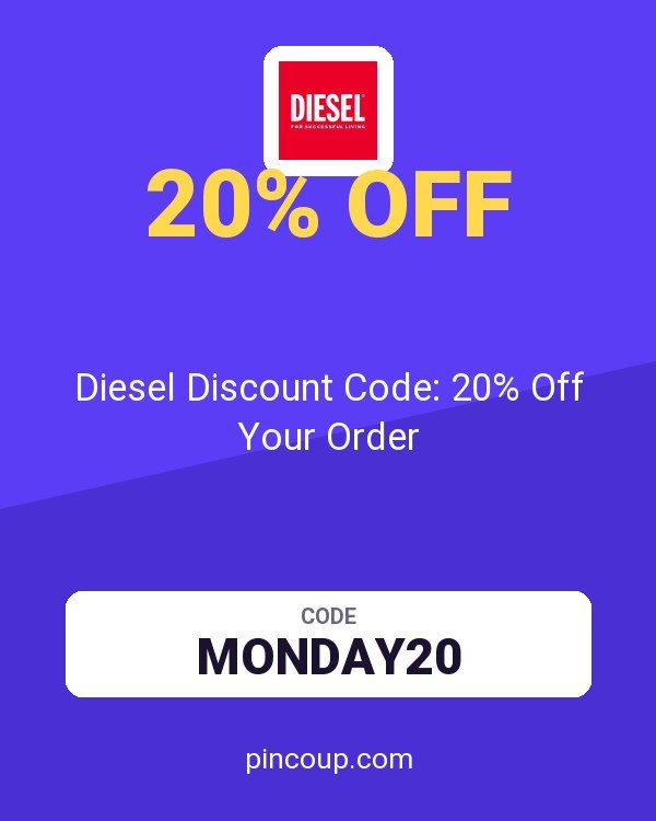 Diesel Discount Code: 20% Off Your Order