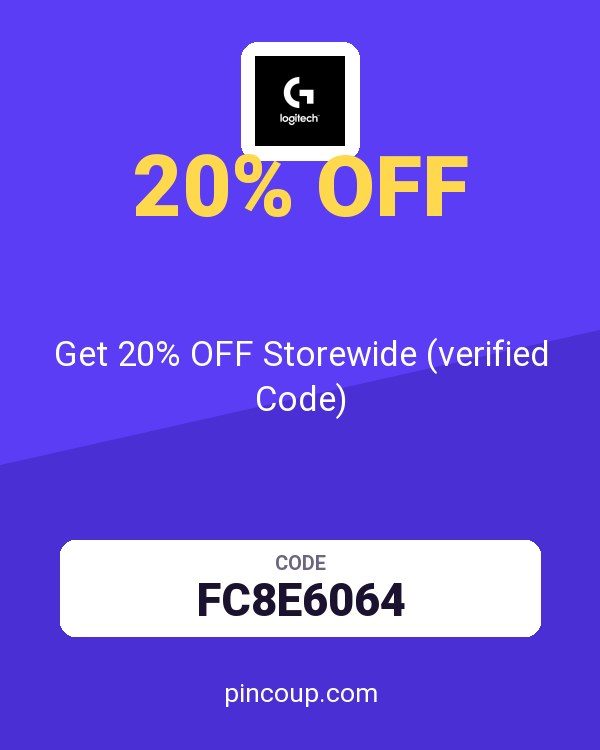 Logitech G coupon: Get 20% OFF Storewide (verified Code)