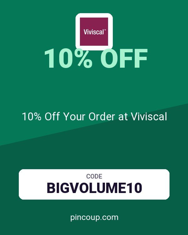 10% Off Your Order at Viviscal