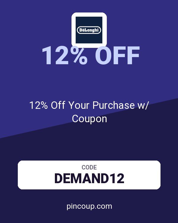 Delonghi: 12% Off Your Purchase w/ Coupon