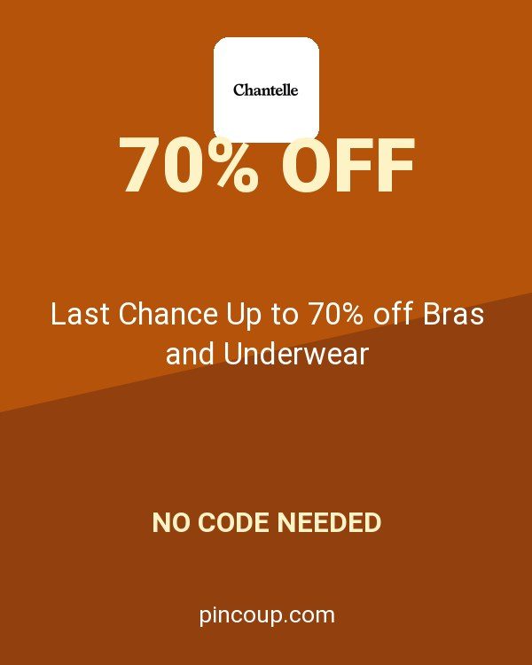 Chantelle Lingerie coupon: Last Chance Up to 70% off Bras and Underwear