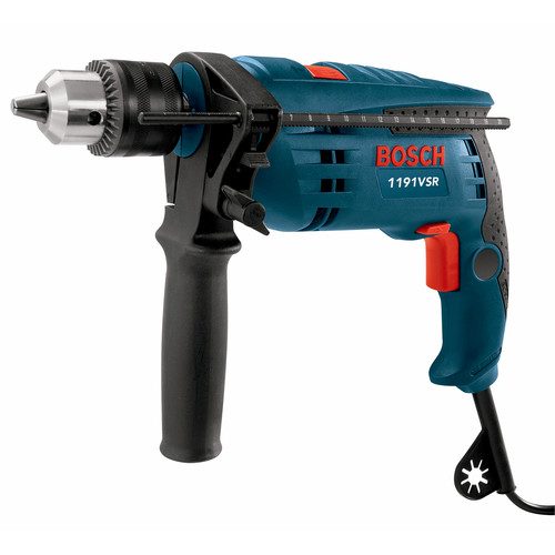 Factory Reconditioned Bosch 1191VSRK-RT 7 Amp Single Speed 1/2 in. Corded Hammer Drill at 4seating.com