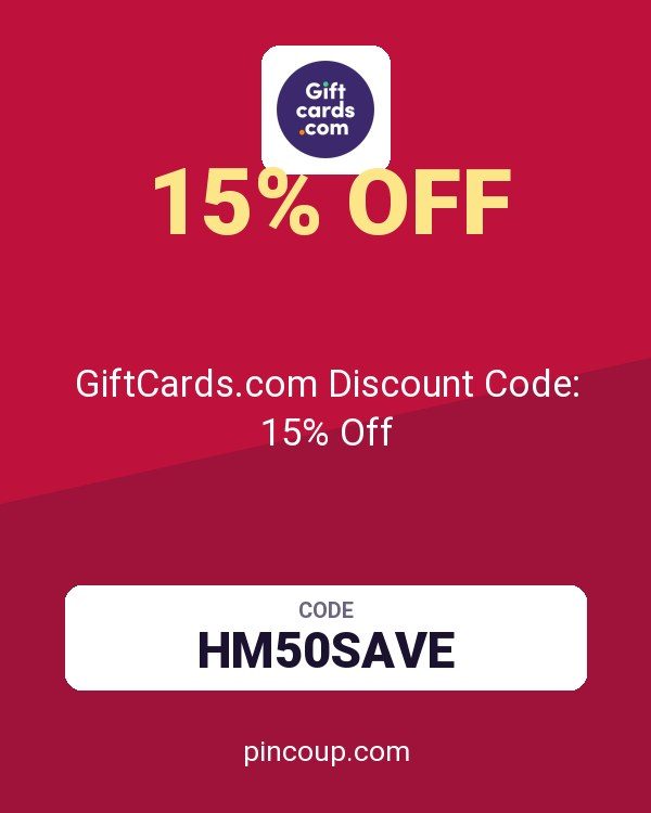 GiftCards.com Discount Code: 15% Off