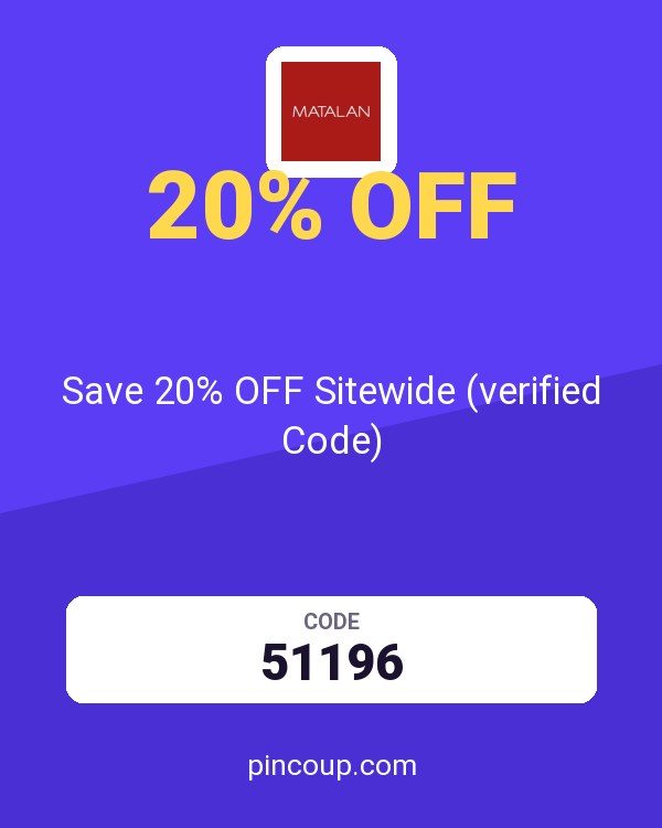 Matalan coupon: Save 20% OFF Sitewide (verified Code)