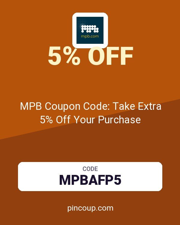 MPB.com: MPB Coupon Code: Take Extra 5% Off Your Purchase