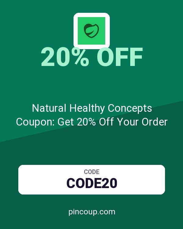 NHC Vitamins: Natural Healthy Concepts Coupon: Get 20% Off Your Order
