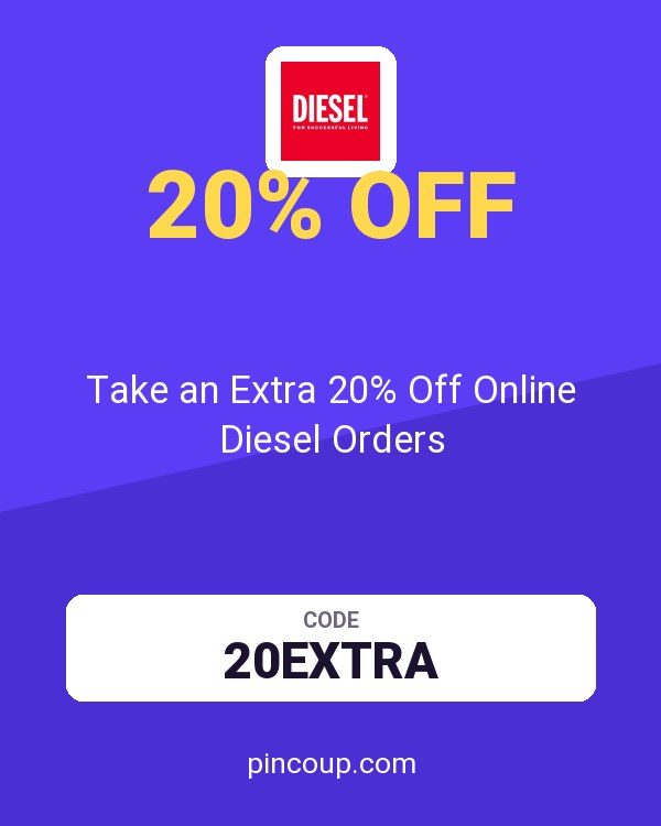 Take an Extra 20% Off Online Diesel Orders