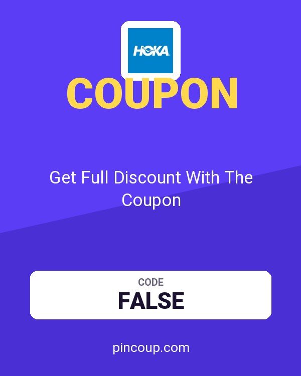 Hoka One: Get Full Discount With The Coupon