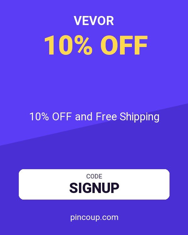 vevor coupon: 10% OFF and Free Shipping