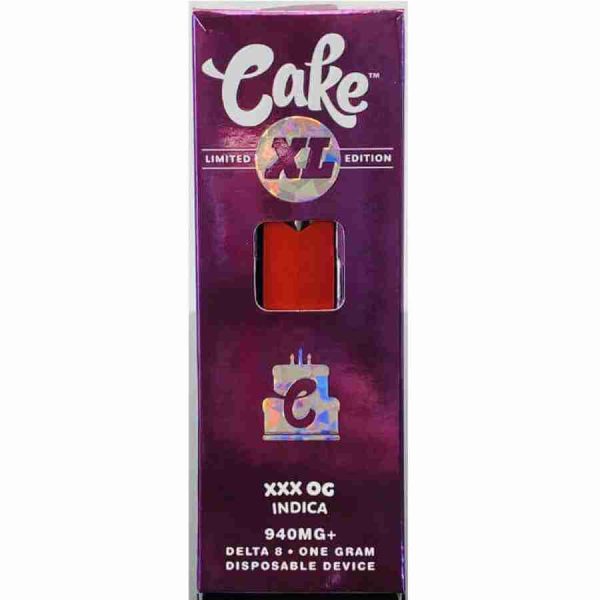 Cake XXX OG XL 1g Delta 8 Disposable at D8 Super Store