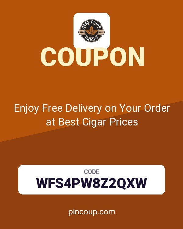 Enjoy Free Delivery on Your Order at Best Cigar Prices